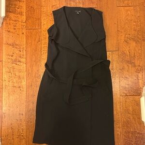 Ann Taylor Black Sleeveless Sheath Dress